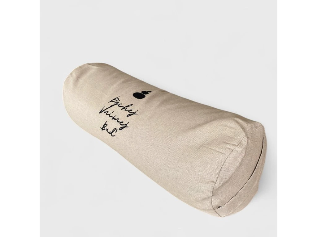 Jógový válec, bolster na jógu Dýchej, Vnímej, Buď!