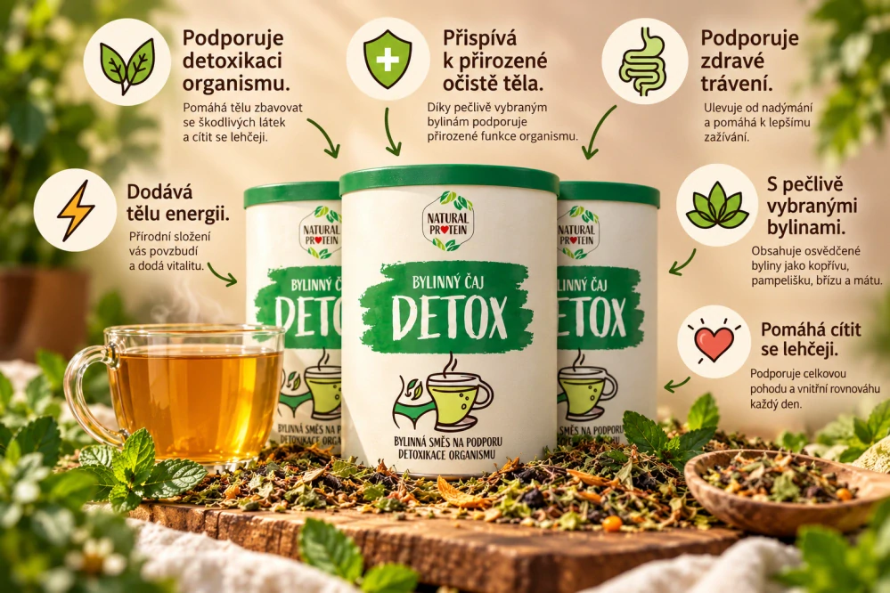 Bylinný sypaný čaj Detox