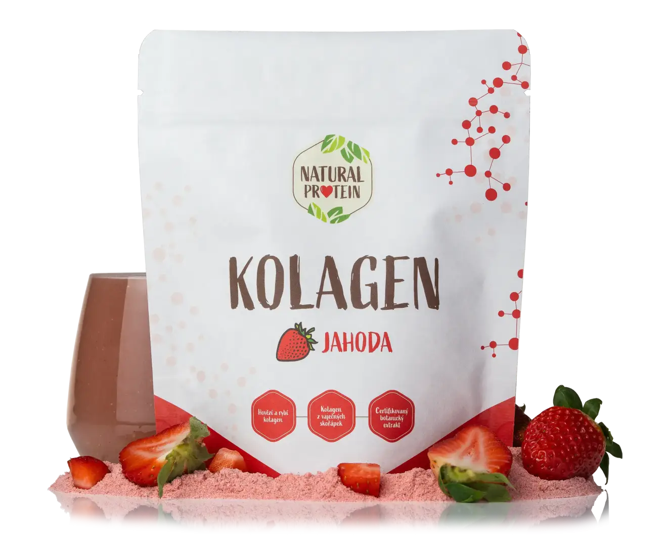 NaturalProtein Kolagen Jahoda