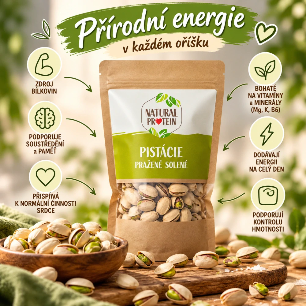 Pistácie pražené solené