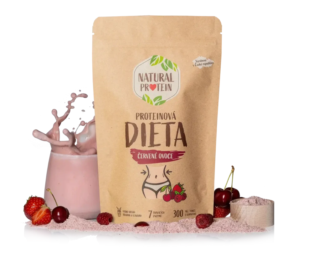 NaturalProtein Proteinová dieta Červené ovoce
