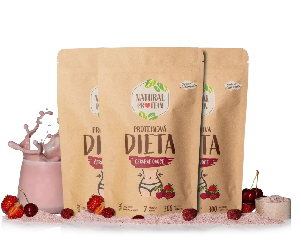 NaturalProtein Proteinová dieta Červené ovoce