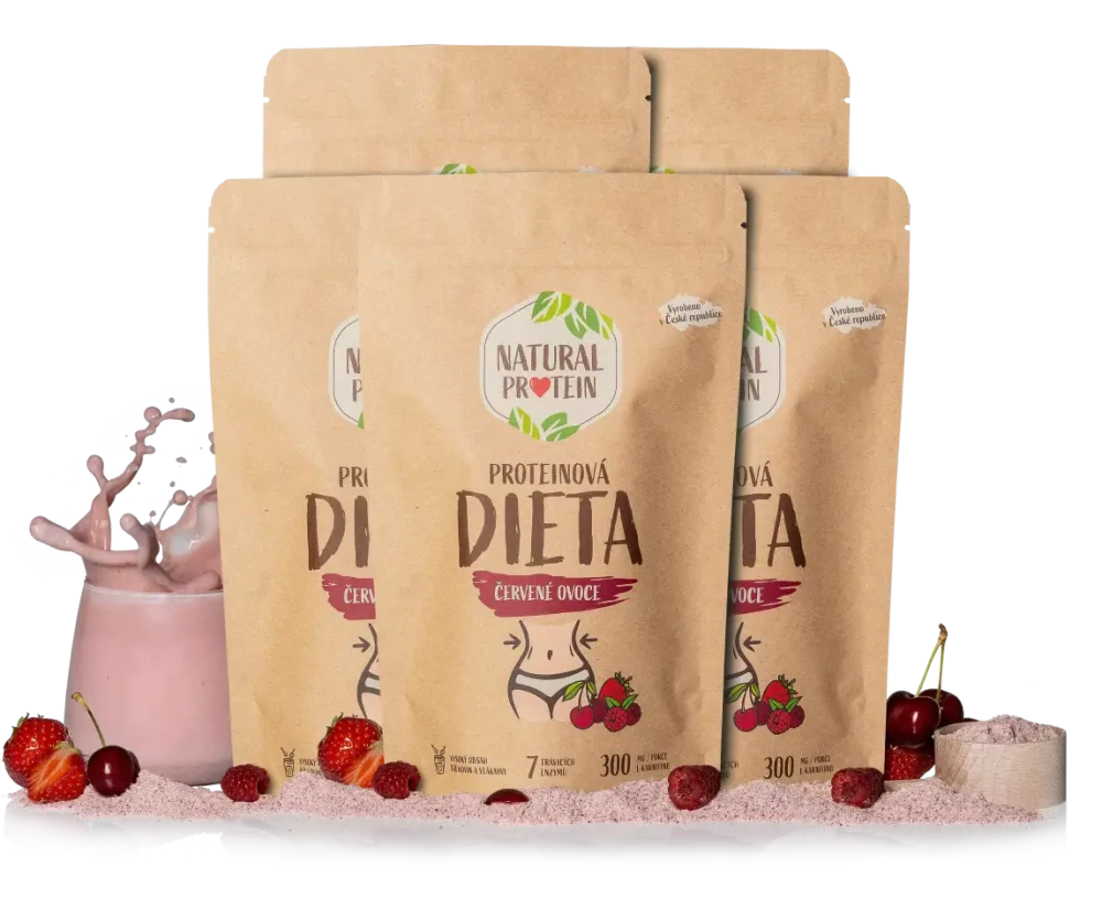 NaturalProtein Proteinová dieta Červené ovoce