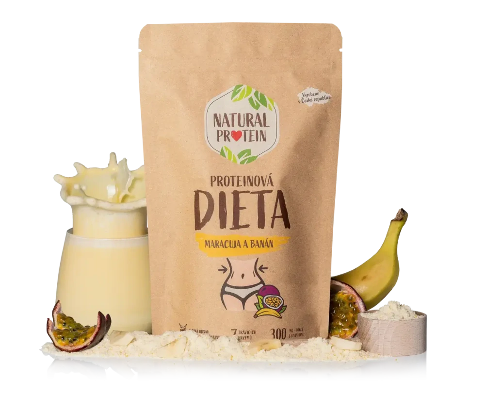 NaturalProtein Proteinová dieta Maracuja a banán