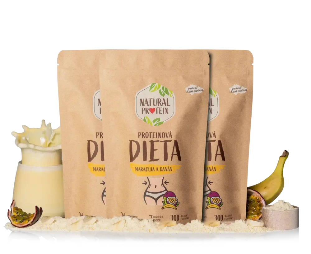 NaturalProtein Proteinová dieta Maracuja a banán