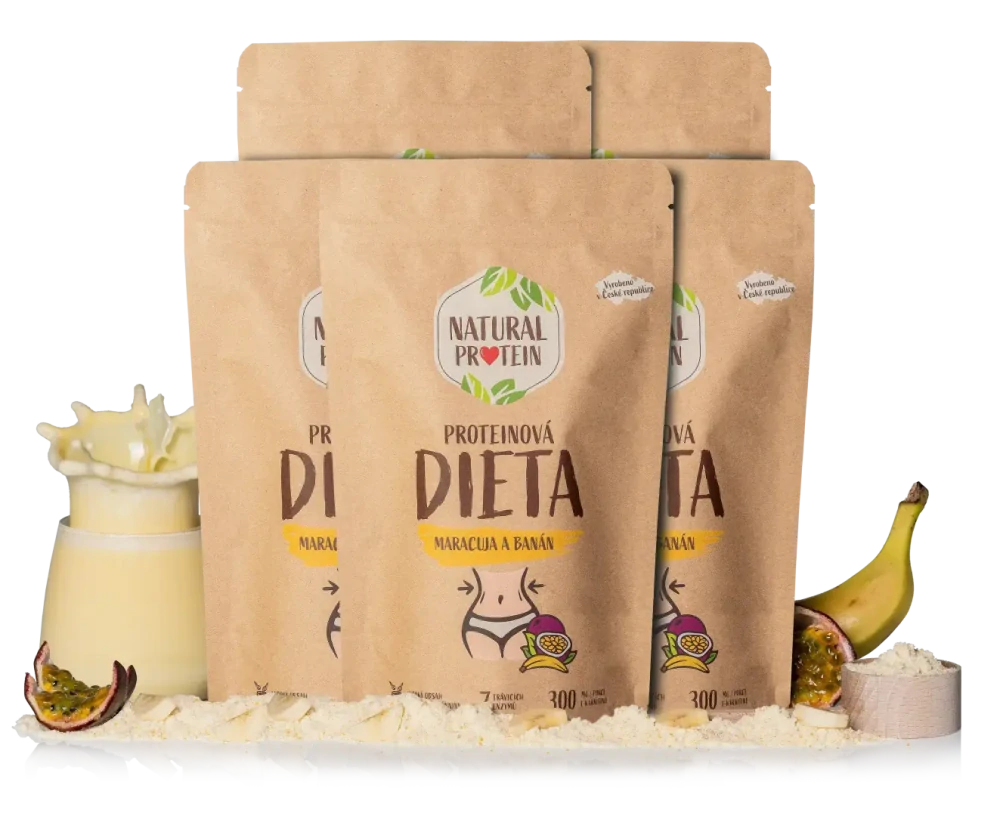 NaturalProtein Proteinová dieta Maracuja a banán
