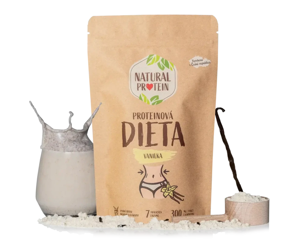 NaturalProtein Proteinová dieta Vanilka