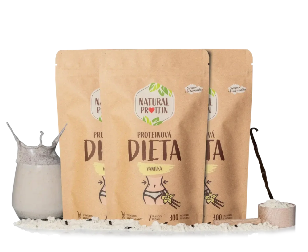 NaturalProtein Proteinová dieta Vanilka