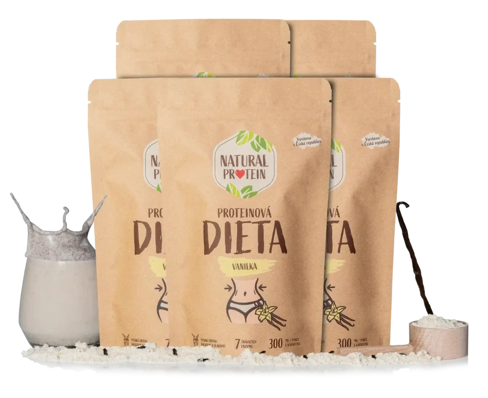 NaturalProtein Proteinová dieta Vanilka