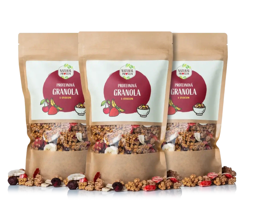 Proteinová granola ovocná