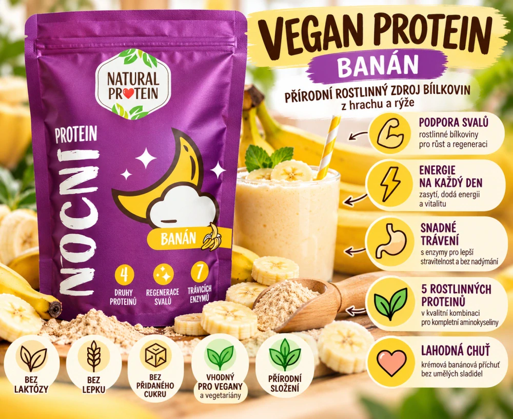 Noční protein Banán