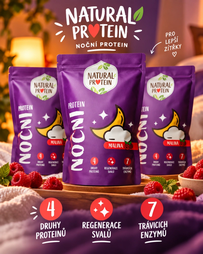 Noční protein Malina