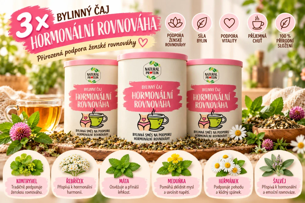 Bylinný sypaný čaj Hormonální rovnováha