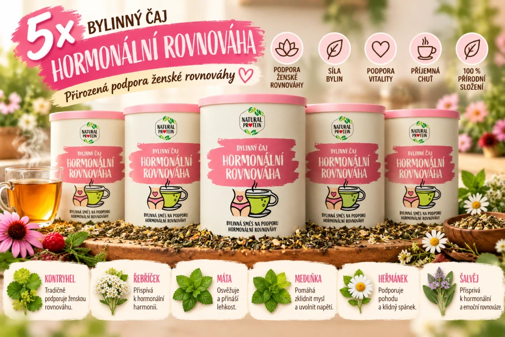 Bylinný sypaný čaj Hormonální rovnováha