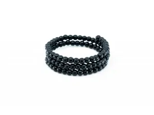 Šungitový náramek Memory leštěný