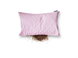 Nahřívací pohankový polštářek POLKA DOTS, růžová 
