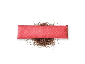 Nahřívací pohankový bederní polštářek LITTLE DOTS RED