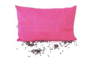 Nahřívací pohankový polštářek LITTLE DOTS FUCHSIA