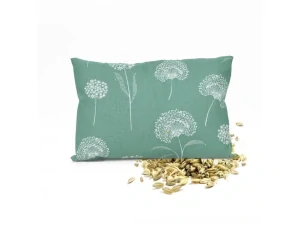 Nahřívací špaldový polštářek CHMÝŘÍ, šedo-zelená