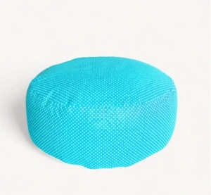 Meditační polštář POLKA DOTS, tyrkys