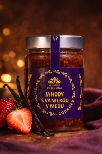 GOURMED Jahody s vanilkou v medu