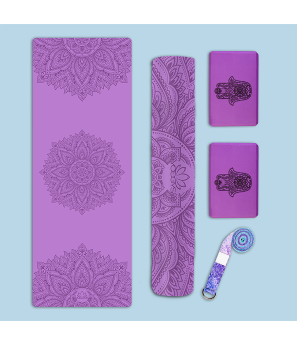 SET NA JÓGU BASIC MANDALA LILA