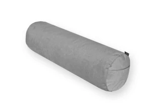 Jógový válec, bolster na jógu VELVET šedá 