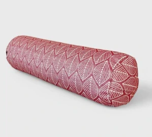 Jógový válec, bolster na jógu LISTY, červená