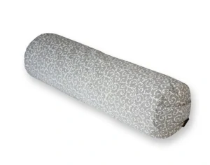 Jógový válec, bolster na jógu ORNAMENT, šedá