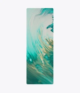 Designová podložka na jógu 5 mm AQUA