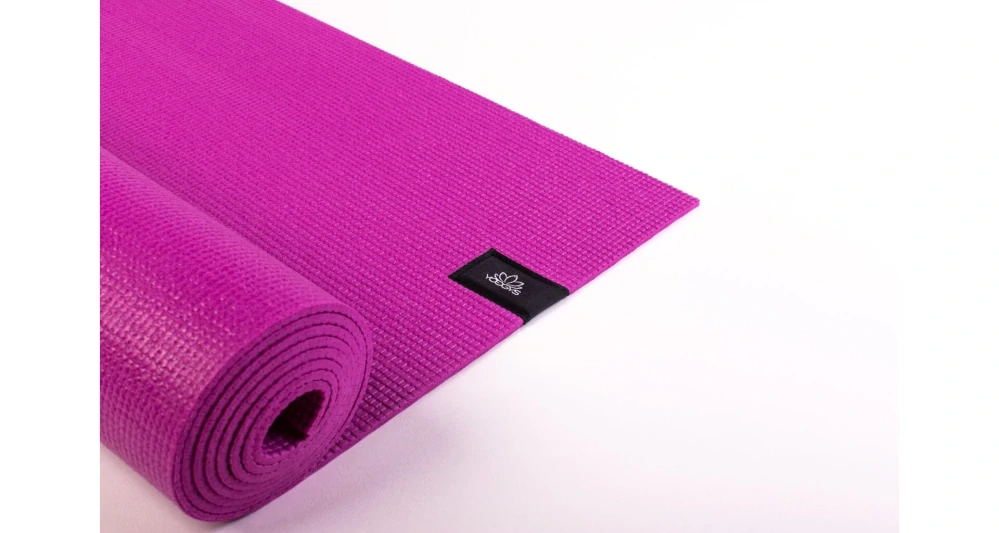 Podložka na cvičení purpurová MANDALA