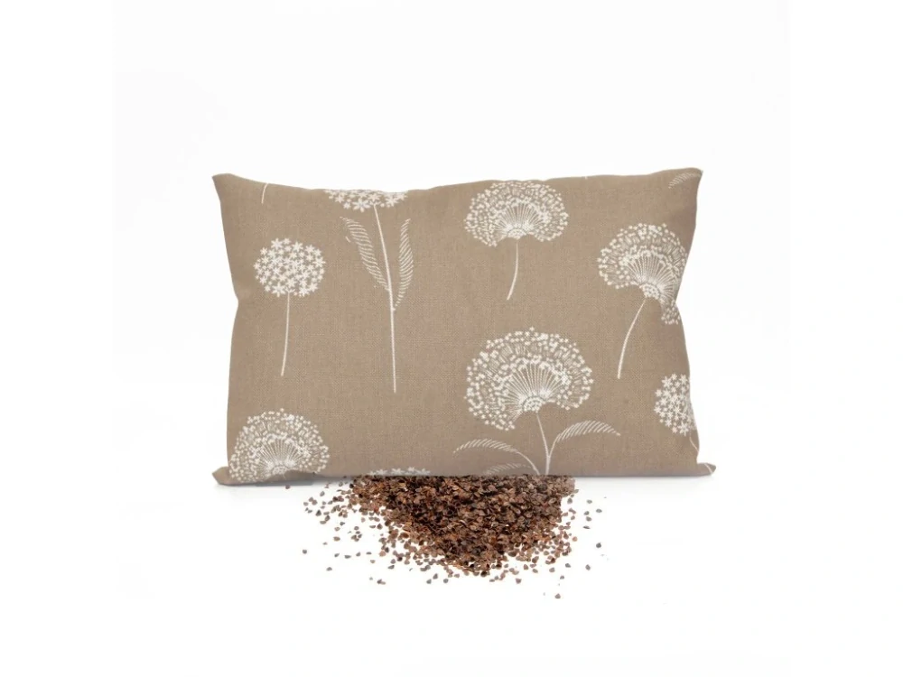 Nahřívací pohankový polštářek CHMÝŘÍ, béžová 