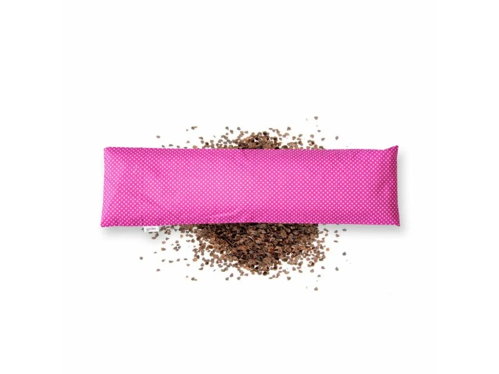 Nahřívací pohankový bederní polštářek LITTLE DOTS FUCHSIE