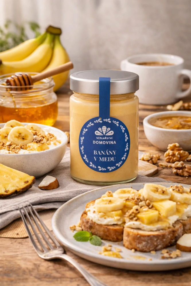 Banány v medu
