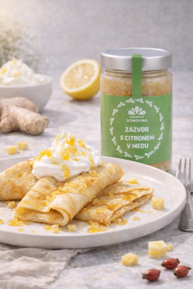 Zázvor s citronem v medu