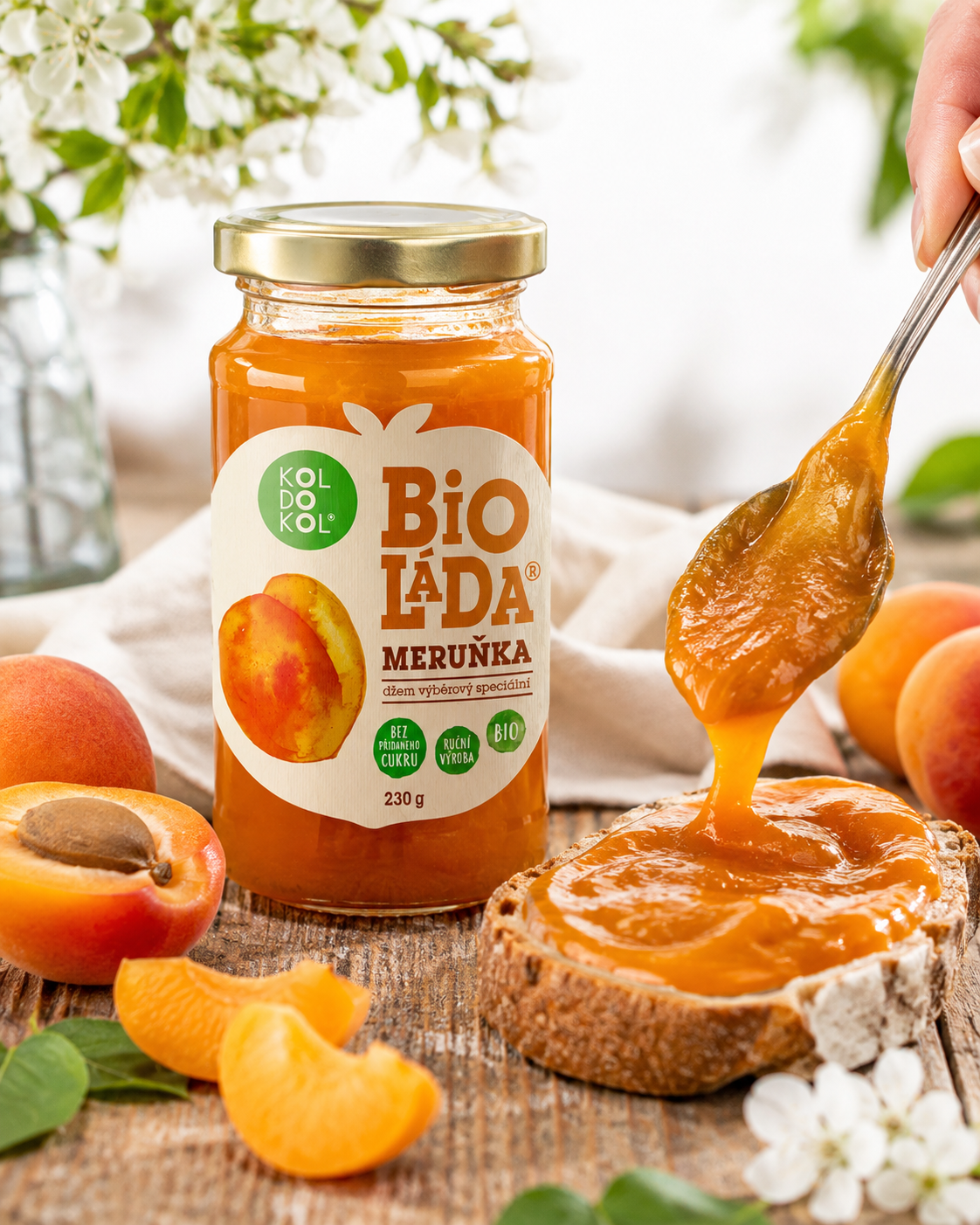 Bioláda meruňka 230g bio