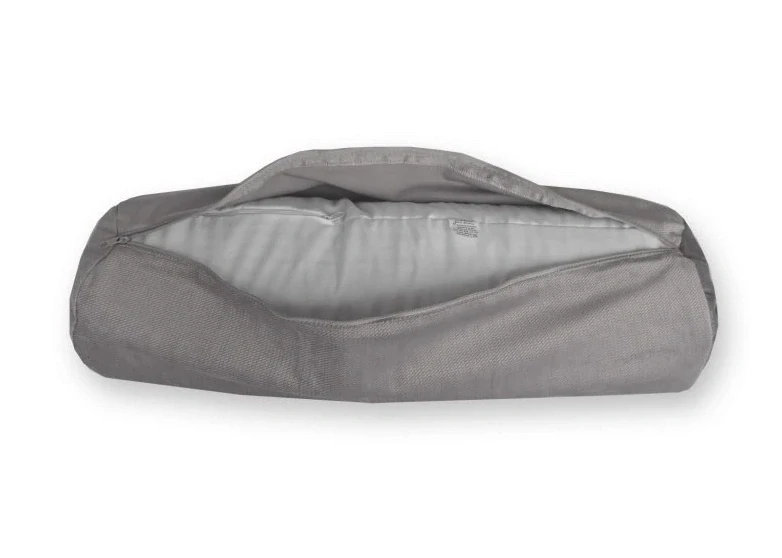 Jógový válec, bolster na jógu VELVET šedá 