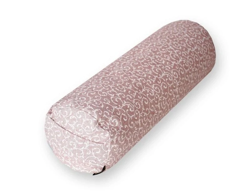 Jógový válec, bolster na jógu ORNAMENT, starorůžová