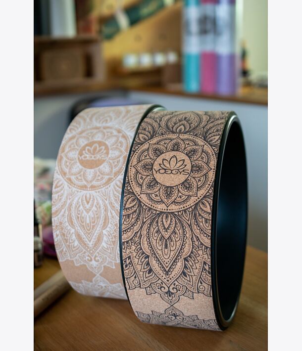Kruh na jógu DARK MANDALA NATURAL