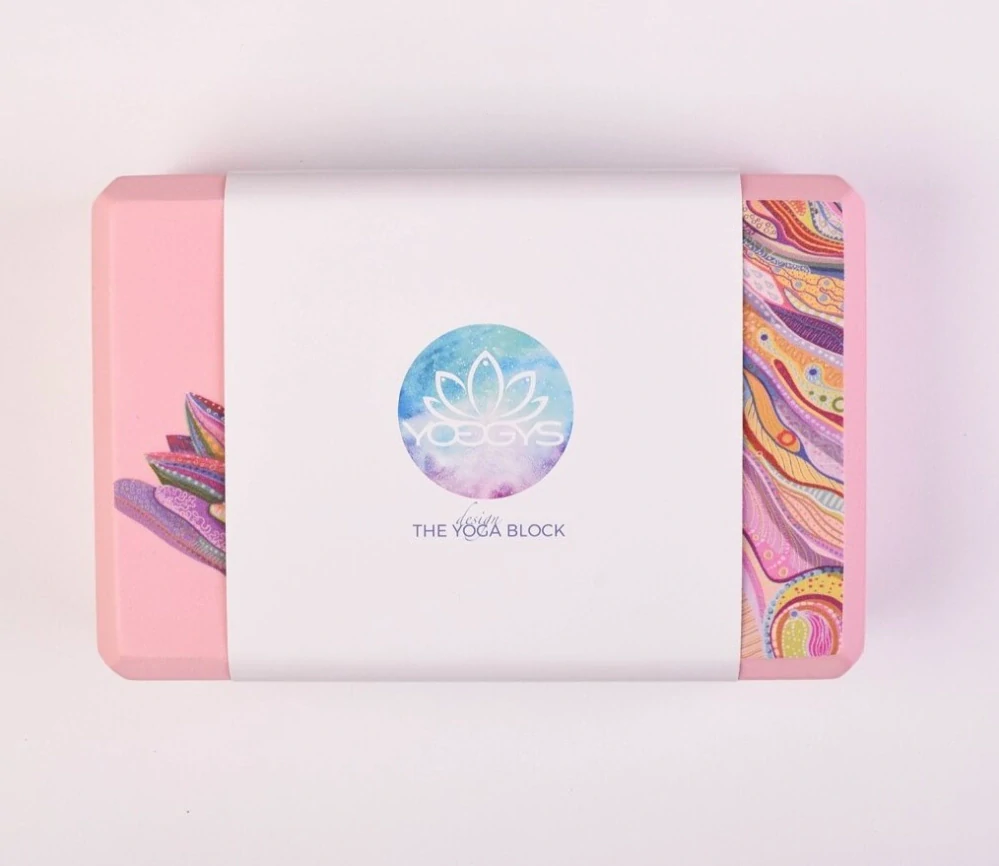 Cihlička na jógu růžová LOTUS BLOSSOM