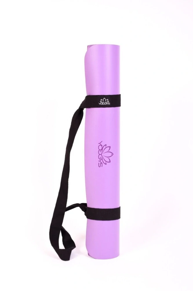 Neklouzavá podložka na jógu HAMSA PURPLE
