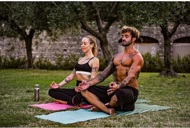 Designová podložka na jógu BALI SOUL PINK