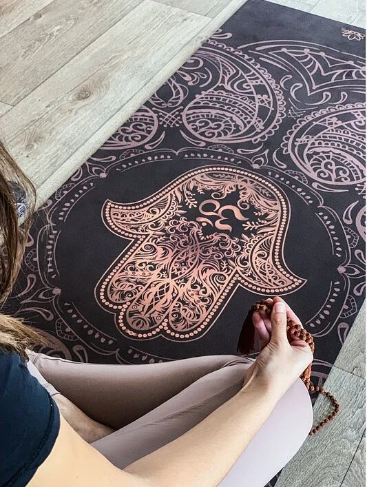Designová podložka na jógu HAMSA