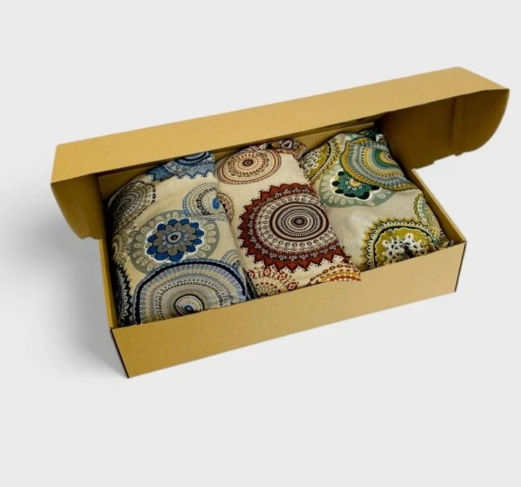 Nahřívací polštářky MANDALY 2, sada 3ks