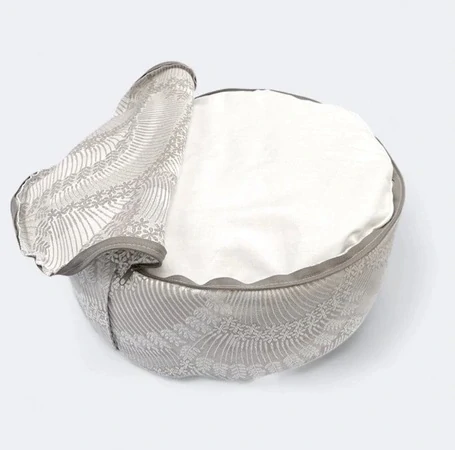 3-dílná sada pro relaxaci VYŠITÉ KVĚTY, béžová 