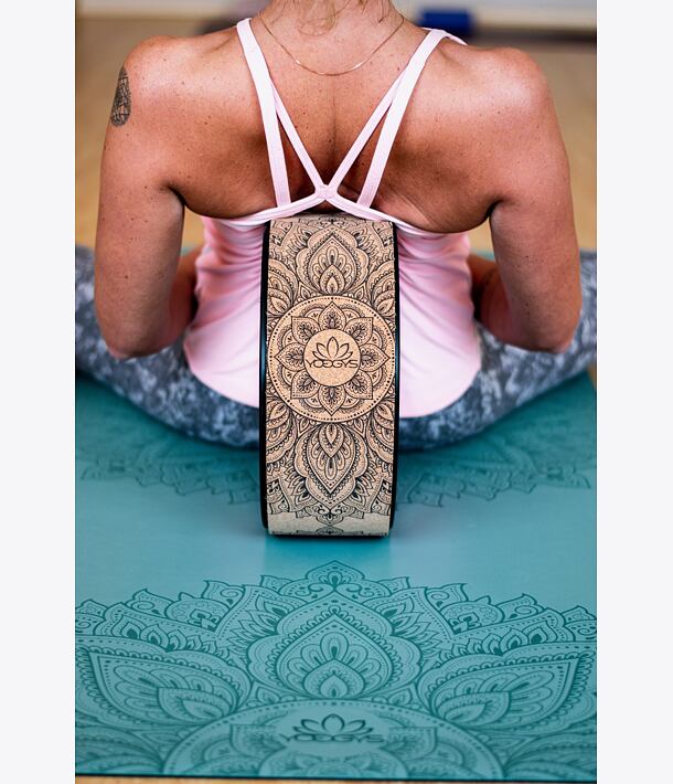 Kruh na jógu DARK MANDALA NATURAL