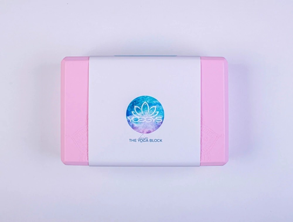 Cihlička na jógu pudrová MANDALA