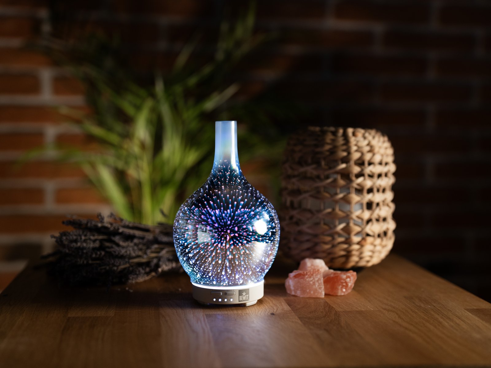 Aroma difuzér 3D BALL LUX, bílý