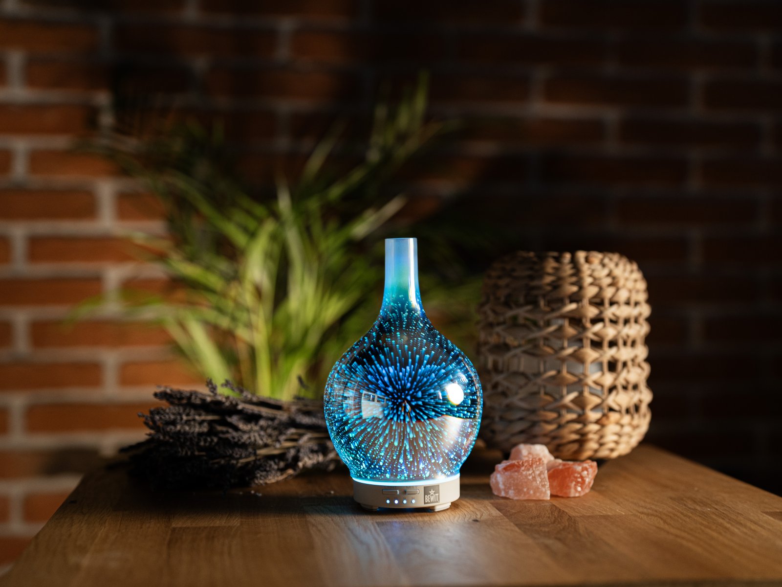 Aroma difuzér 3D BALL LUX, bílý