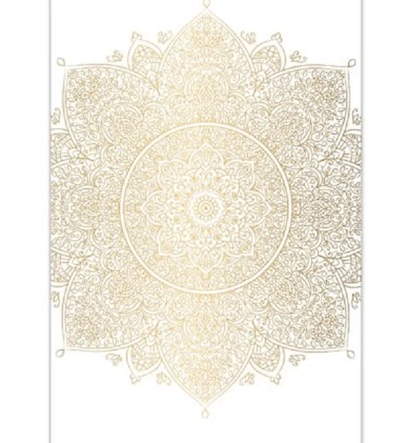 Neklouzavá podložka na jógu MANDALA GOLD